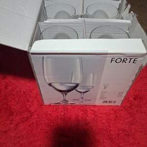 Forte Elegant Clear Glass Set